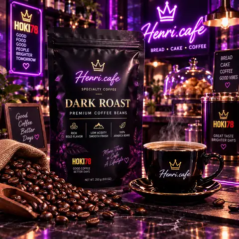 HOKI78 Dark Roast Specialty Coffee Beans Henri.cafe